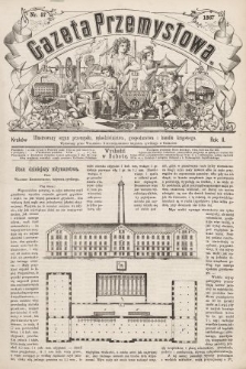 Gazeta Przemysłowa : ilustrowany organ przemysłu, rękodzielnictwa, gospodarstwa i handlu krajowego. 1867, nr 57