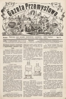 Gazeta Przemysłowa : ilustrowany organ przemysłu, rękodzielnictwa, gospodarstwa i handlu krajowego. 1867, nr 62