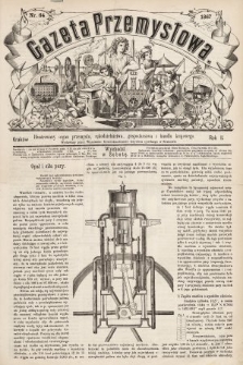 Gazeta Przemysłowa : ilustrowany organ przemysłu, rękodzielnictwa, gospodarstwa i handlu krajowego. 1867, nr 64