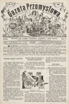 Gazeta Przemysłowa : ilustrowany organ przemysłu, rękodzielnictwa, gospodarstwa i handlu krajowego. 1867, nr 70