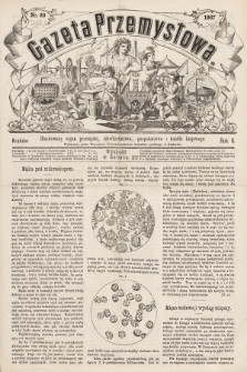 Gazeta Przemysłowa : ilustrowany organ przemysłu, rękodzielnictwa, gospodarstwa i handlu krajowego. 1867, nr 83