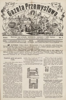 Gazeta Przemysłowa : ilustrowany organ przemysłu, rękodzielnictwa, gospodarstwa i handlu krajowego. 1867, nr 103