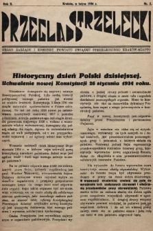 Przegląd Strzelecki : organ Zarządu i Komendy Powiatu Związku Strzeleckiego Kraków - Miasto. 1934, nr 3