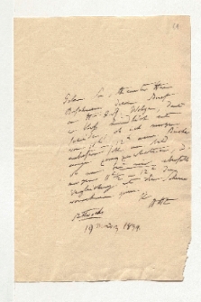 Brief von Alexander von Humboldt an Johann Carl Eduard Buschmann