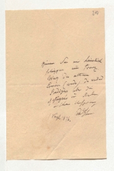 Brief von Alexander von Humboldt an Johann Carl Eduard Buschmann