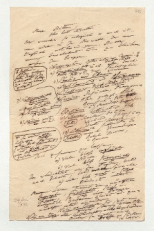 Brief von Alexander von Humboldt an Johann Carl Eduard Buschmann