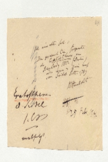 Brief von Alexander von Humboldt an Johann Carl Eduard Buschmann