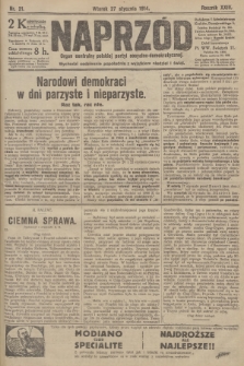 Naprzód : organ centralny polskiej partyi socyalno-demokratycznej. 1914, nr 21