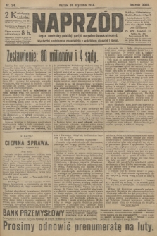 Naprzód : organ centralny polskiej partyi socyalno-demokratycznej. 1914, nr 24