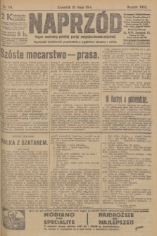 Naprzód : organ centralny polskiej partyi socyalno-demokratycznej. 1914, nr 114