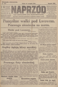 Naprzód : organ centralny polskiej partyi socyalno-demokratycznej. 1914, nr 244 (wydanie wieczorne)
