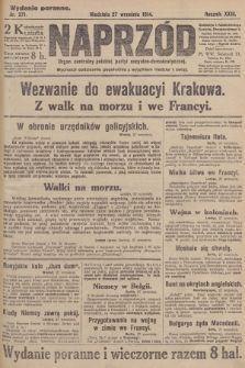 Naprzód : organ centralny polskiej partyi socyalno-demokratycznej. 1914, nr 271 (wydanie poranne)