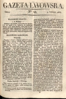 Gazeta Lwowska. 1836, nr 42