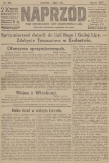 Naprzód : organ centralny polskiej partyi socyalno-demokratycznej. 1915, nr  256