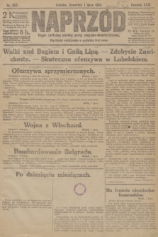 Naprzód : organ centralny polskiej partyi socyalno-demokratycznej. 1915, nr  257