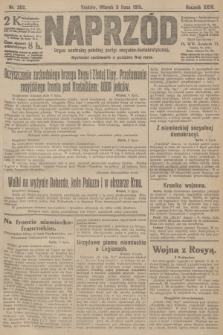 Naprzód : organ centralny polskiej partyi socyalno-demokratycznej. 1915, nr  262