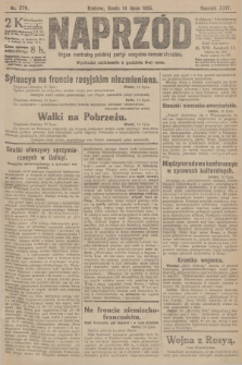 Naprzód : organ centralny polskiej partyi socyalno-demokratycznej. 1915, nr  270