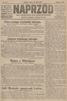 Naprzód : organ centralny polskiej partyi socyalno-demokratycznej. 1915, nr  277