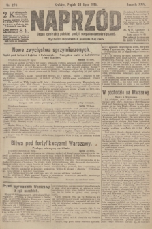 Naprzód : organ centralny polskiej partyi socyalno-demokratycznej. 1915, nr  279