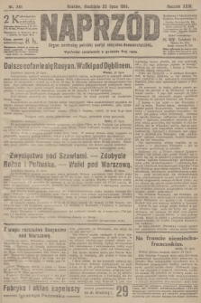 Naprzód : organ centralny polskiej partyi socyalno-demokratycznej. 1915, nr  281