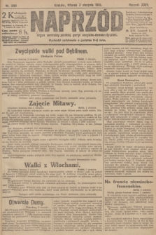 Naprzód : organ centralny polskiej partyi socyalno-demokratycznej. 1915, nr  290