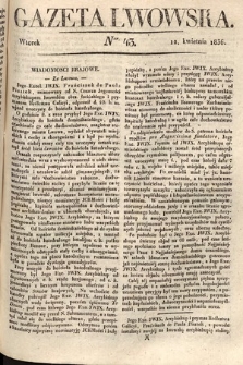 Gazeta Lwowska. 1836, nr 43