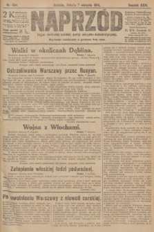Naprzód : organ centralny polskiej partyi socyalno-demokratycznej. 1915, nr  294
