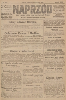Naprzód : organ centralny polskiej partyi socyalno-demokratycznej. 1915, nr  302