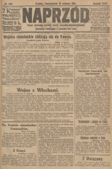 Naprzód : organ centralny polskiej partyi socyalno-demokratycznej. 1915, nr  303