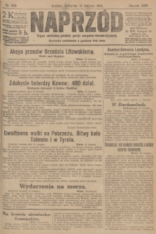 Naprzód : organ centralny polskiej partyi socyalno-demokratycznej. 1915, nr  306