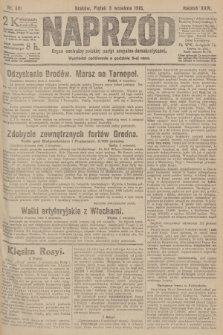 Naprzód : organ centralny polskiej partyi socyalno-demokratycznej. 1915, nr  321