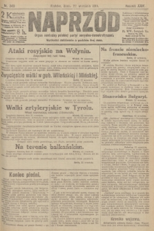 Naprzód : organ centralny polskiej partyi socyalno-demokratycznej. 1915, nr  340