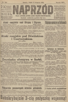 Naprzód : organ centralny polskiej partyi socyalno-demokratycznej. 1915, nr  384