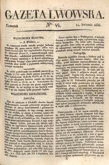 Gazeta Lwowska. 1836, nr 44