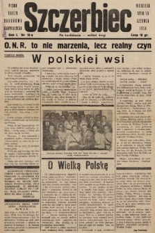 Szczerbiec : pismo Obozu Narodowo-Radykalnego. 1934, nr 10a (nakład drugi po konfiskacie)