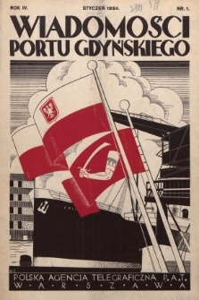 Wiadomości Portu Gdyńskiego. 1934, nr 1