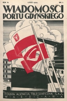 Wiadomości Portu Gdyńskiego. 1934, nr 7