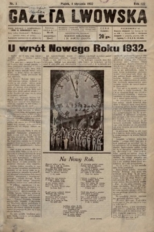 Gazeta Lwowska. 1932, nr 1