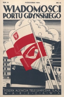 Wiadomości Portu Gdyńskiego. 1934, nr 10