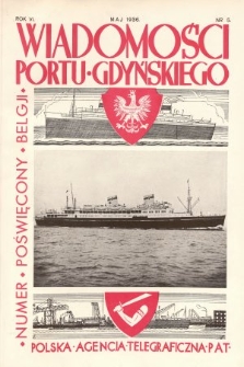 Wiadomości Portu Gdyńskiego. 1936, nr 5