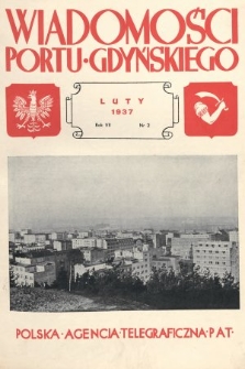 Wiadomości Portu Gdyńskiego. 1937, nr 2