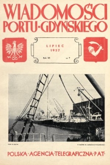Wiadomości Portu Gdyńskiego. 1937, nr 7