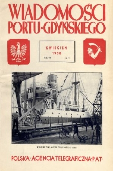 Wiadomości Portu Gdyńskiego. 1938, nr 4