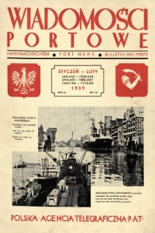 Wiadomości Portowe = Hafennachrichten. 1939, nr 1/2