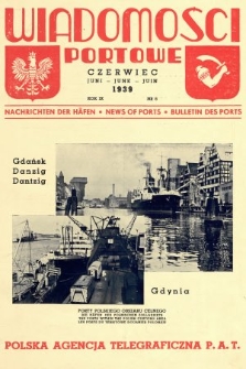 Wiadomości Portowe = Hafennachrichten. 1939, nr 6