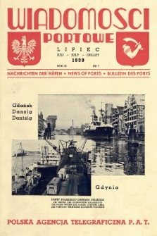 Wiadomości Portowe = Hafennachrichten. 1939, nr 7