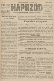Naprzód : organ centralny polskiej partyi socyalno-demokratycznej. 1916, nr 20