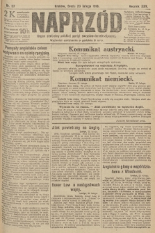 Naprzód : organ centralny polskiej partyi socyalno-demokratycznej. 1916, nr 57