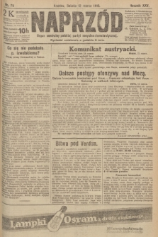 Naprzód : organ centralny polskiej partyi socyalno-demokratycznej. 1916, nr 75