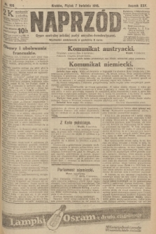 Naprzód : organ centralny polskiej partyi socyalno-demokratycznej. 1916, nr 100